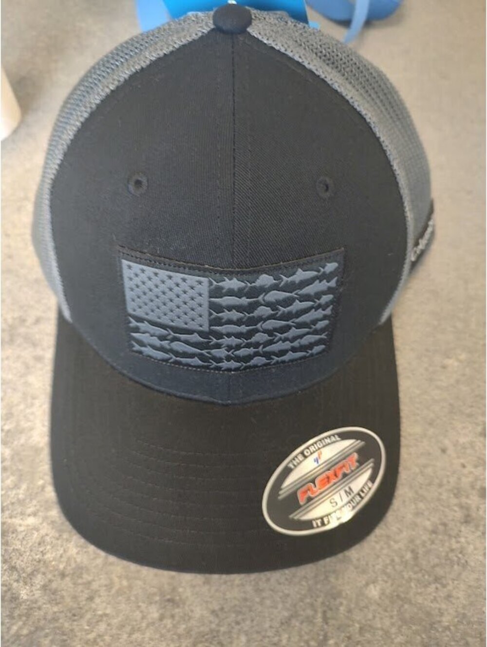 Columbia PFG Mesh Fish Flag Ball Cap - Unisex S/M